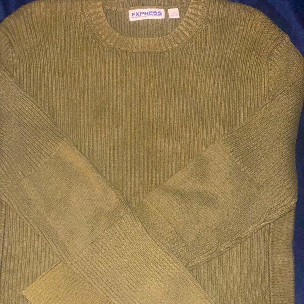 Express fitted ribbed sweater